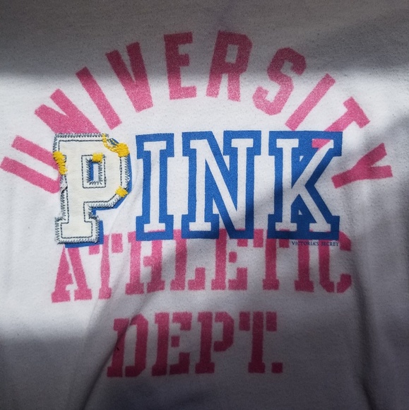 VINTAGE WHITE PINK SHIRT - Picture 2 of 3